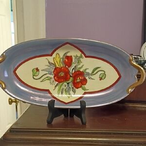 Vantage Japan Lusterware Open Handle Tray